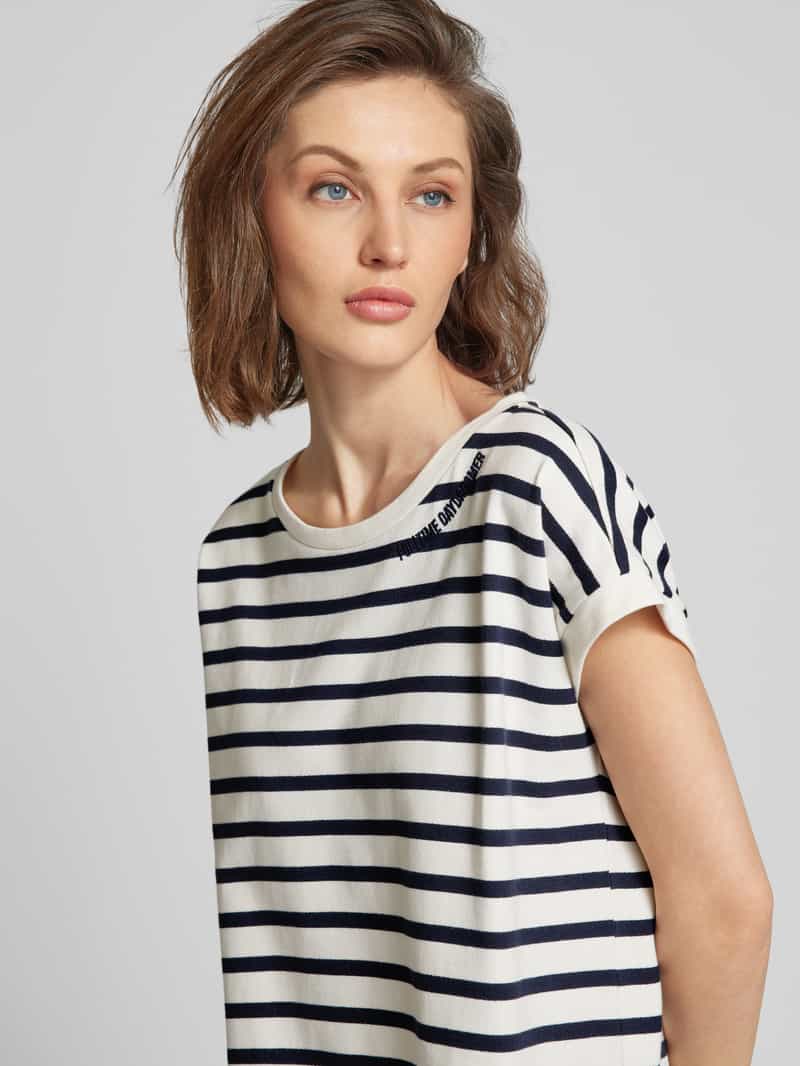 Smith and Soul T-shirtjurk met streepmotief model