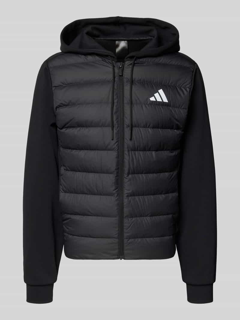 adidas Sportswear Gewatteerd jack met capuchon en logo