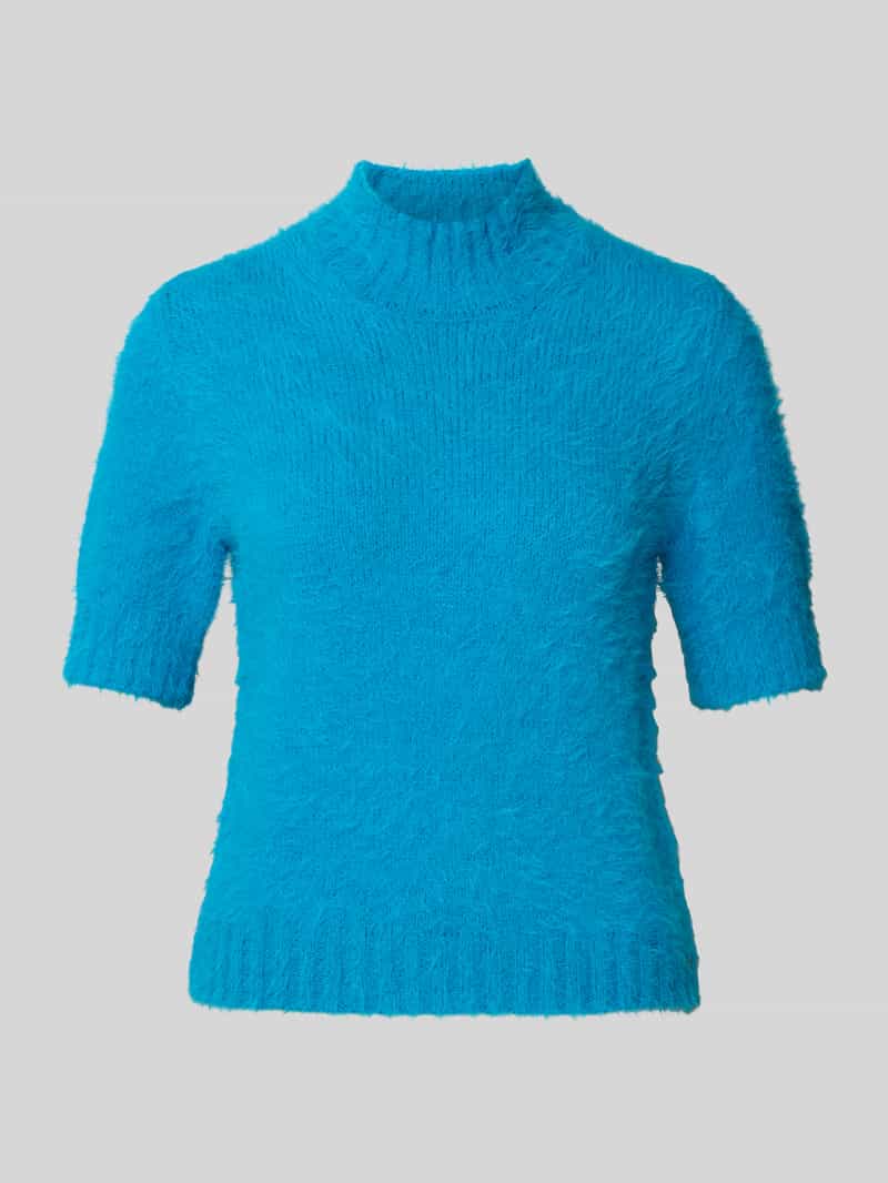 Marc Cain Gebreide pullover met opstaande kraag en 1 2-mouwen