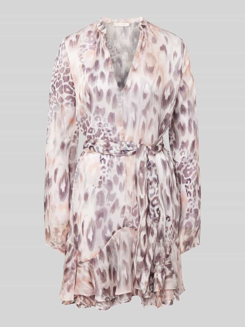 Guess Knielange jurk met strikceintuur model 'SIBILLA'