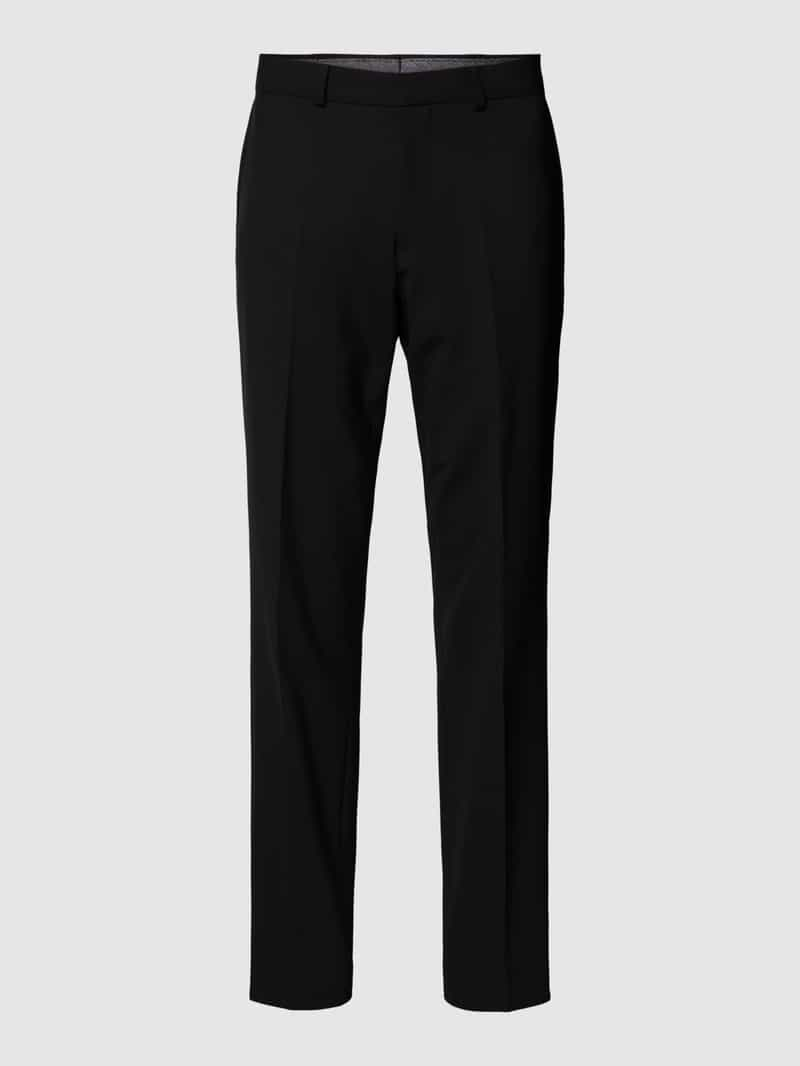 s.Oliver BLACK LABEL Regular fit pantalon met persplooien model 'OULTIMATE'