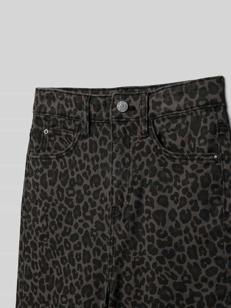 s.Oliver RED LABEL Wide leg jeans van katoenmix