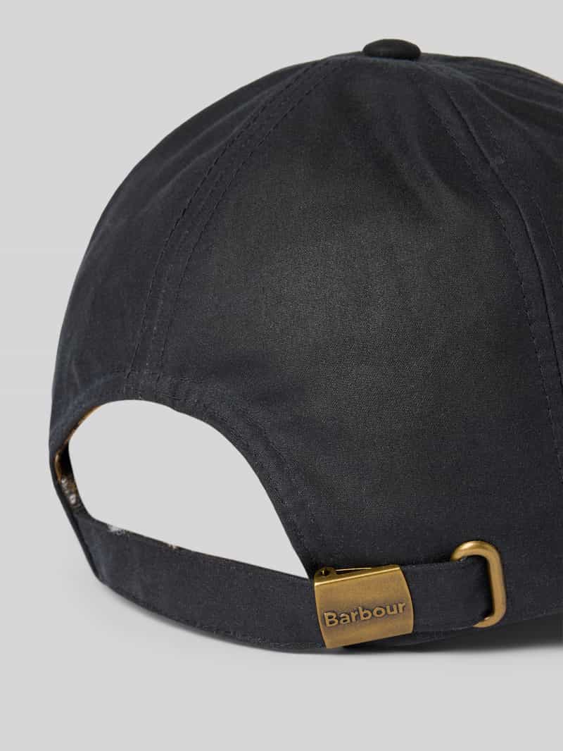 Barbour Baseballcap van gewaxt katoen