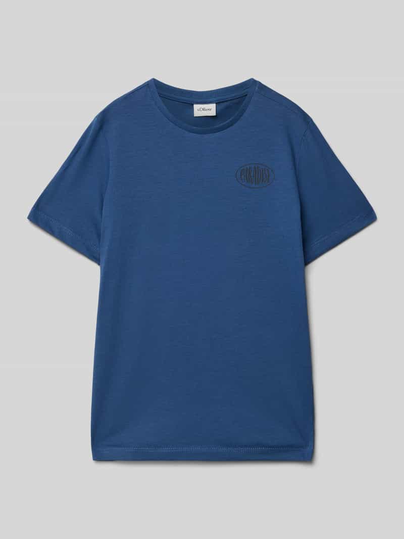 s.Oliver RED LABEL Regular fit T-shirt van puur katoen