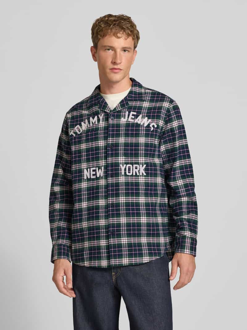 Tommy Jeans relaxed fit vrijetijdsoverhemd van puur katoen