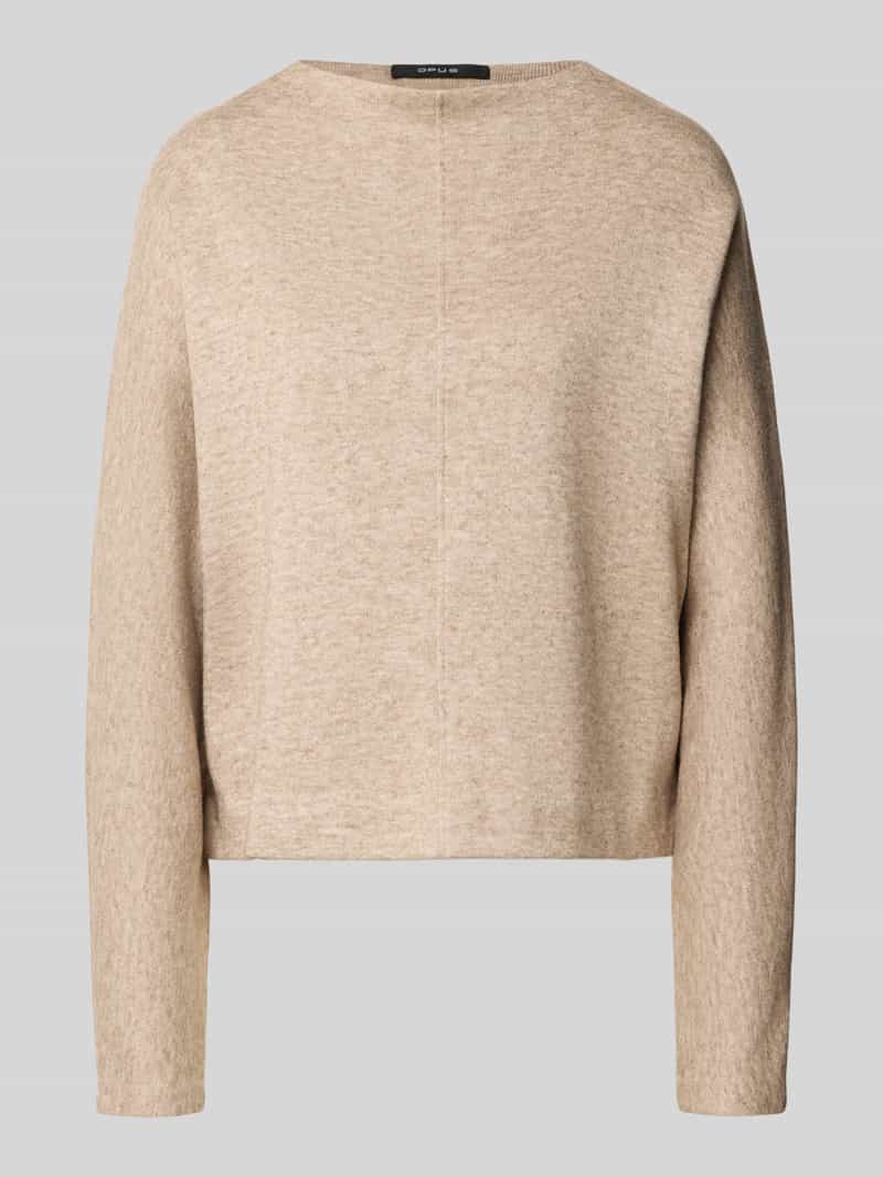 Opus Pullover met overgeslagen mouwen model 'Garzel'