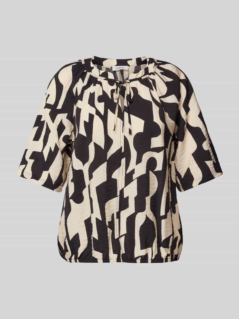 s.Oliver RED LABEL Relaxed-fit blouseshirt van viscosemix
