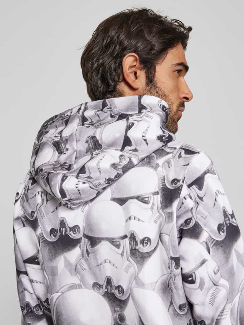 s.Oliver RED LABEL Regular fit hoodie met Starwars -artwork
