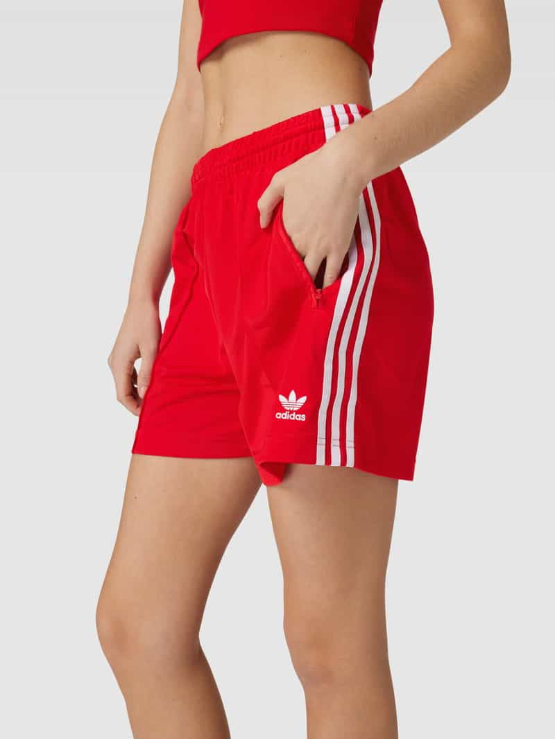 adidas Originals Korte broek met contraststrepen model 'FIREBIRD'