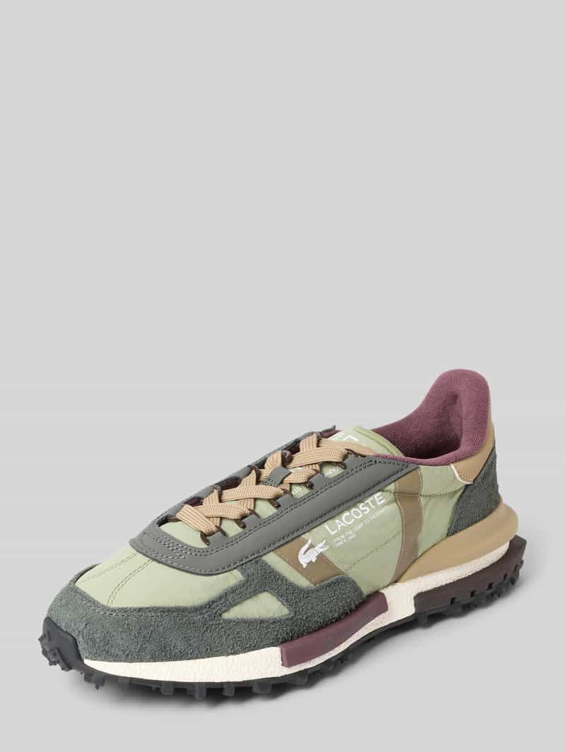 Sneakers met echt leer met suède Model 'Elite Active'