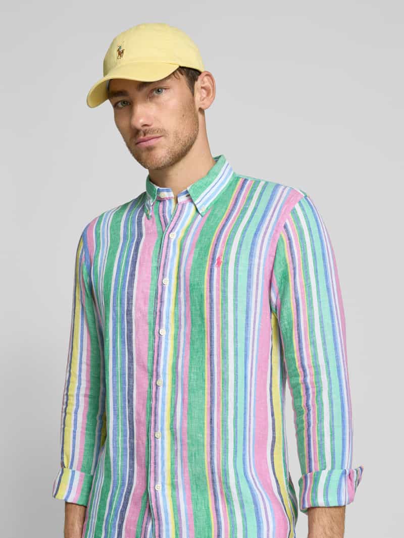 Polo Ralph Lauren Custom fit linnen overhemd met button-downkraag