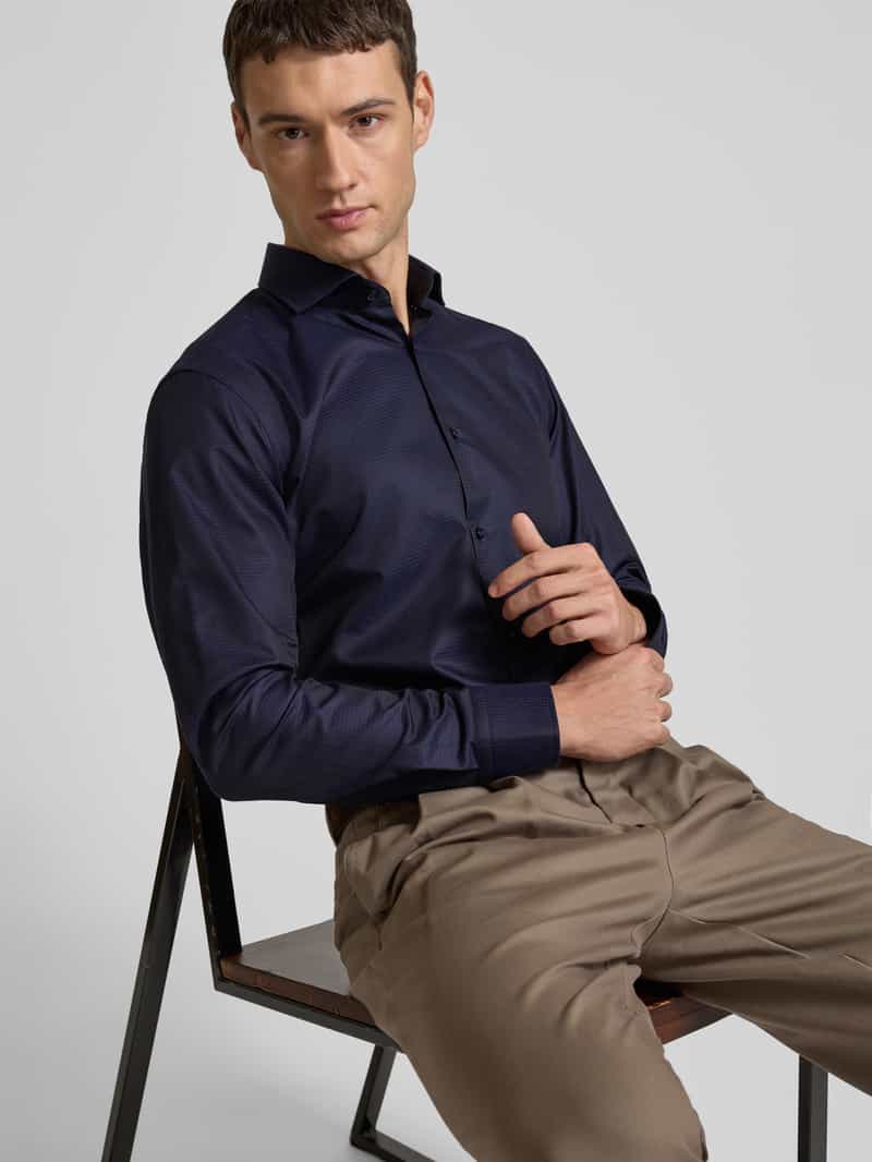 Boss Regular fit zakelijk overhemd met kentkraag model 'Joe'