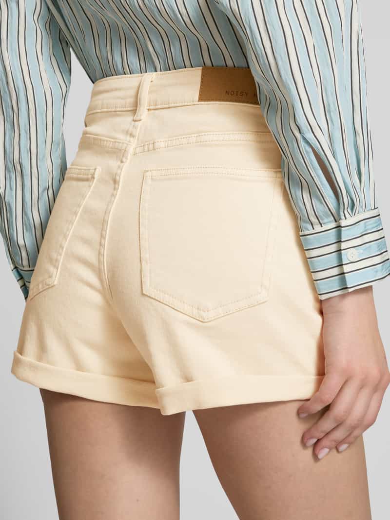 Noisy May High waist korte jeans in 5-pocketmodel model 'MONI'