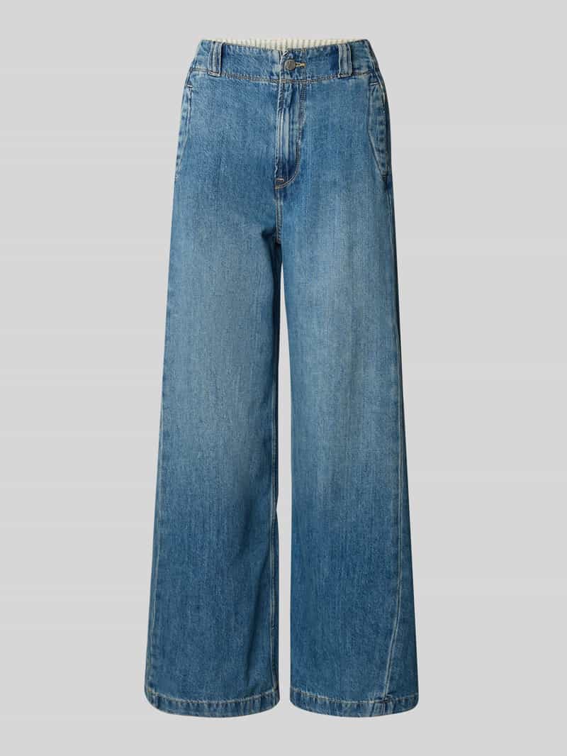 Pepe Jeans Wide leg jeans van katoenmix model 'JAIMY'