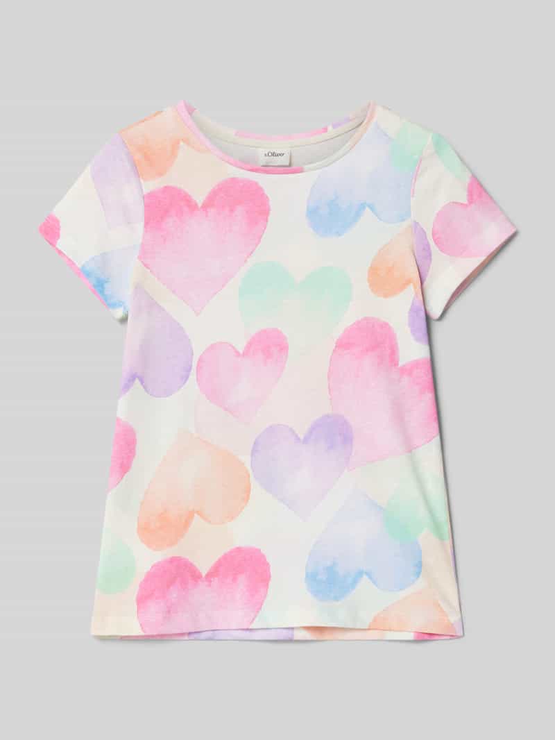 s.Oliver RED LABEL Regular fit T-shirt van puur katoen