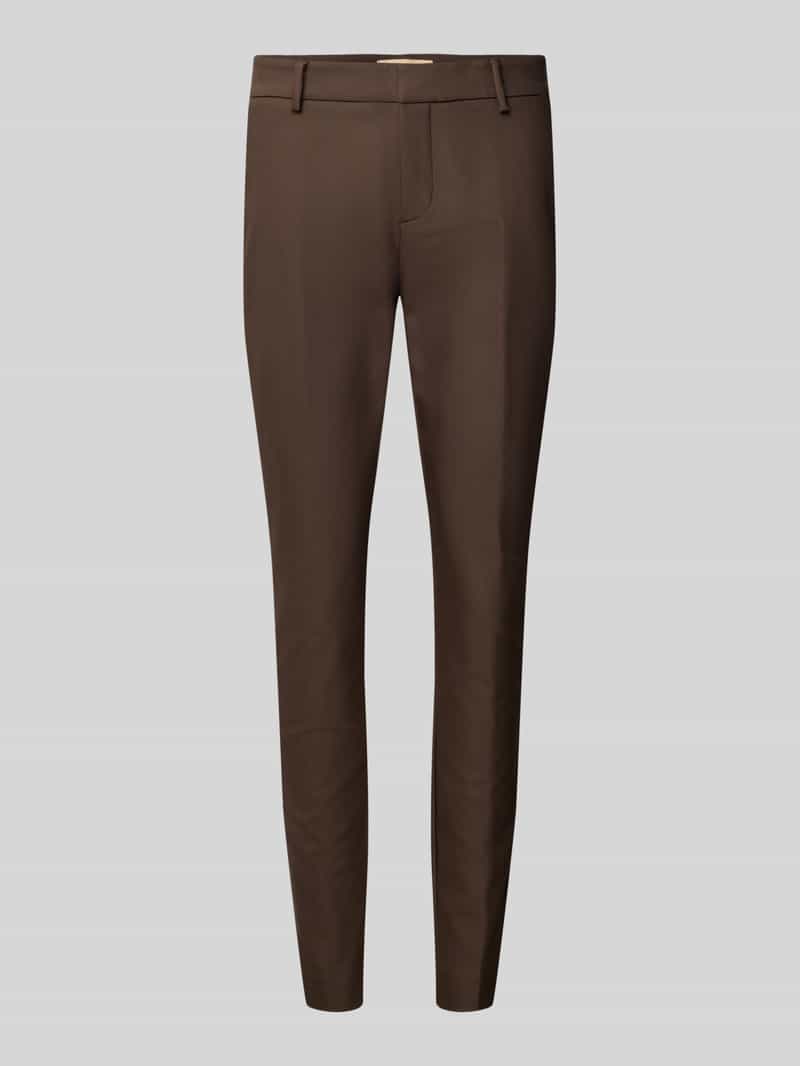 Slim fit pantalon van katoenmix
