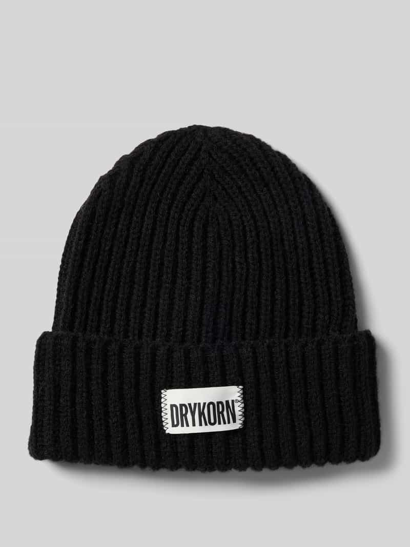 Drykorn Beanie met labelpatch, model 'SEANIA'