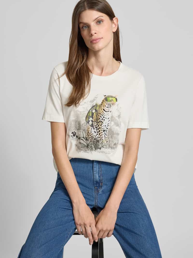 Marc Cain T-shirt met ronde hals