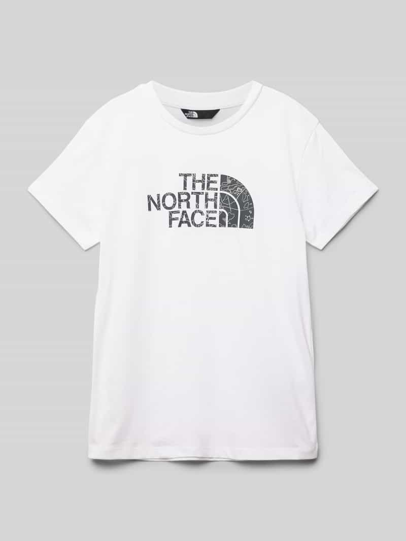 The North Face T-shirt met labelprint model 'EASY'