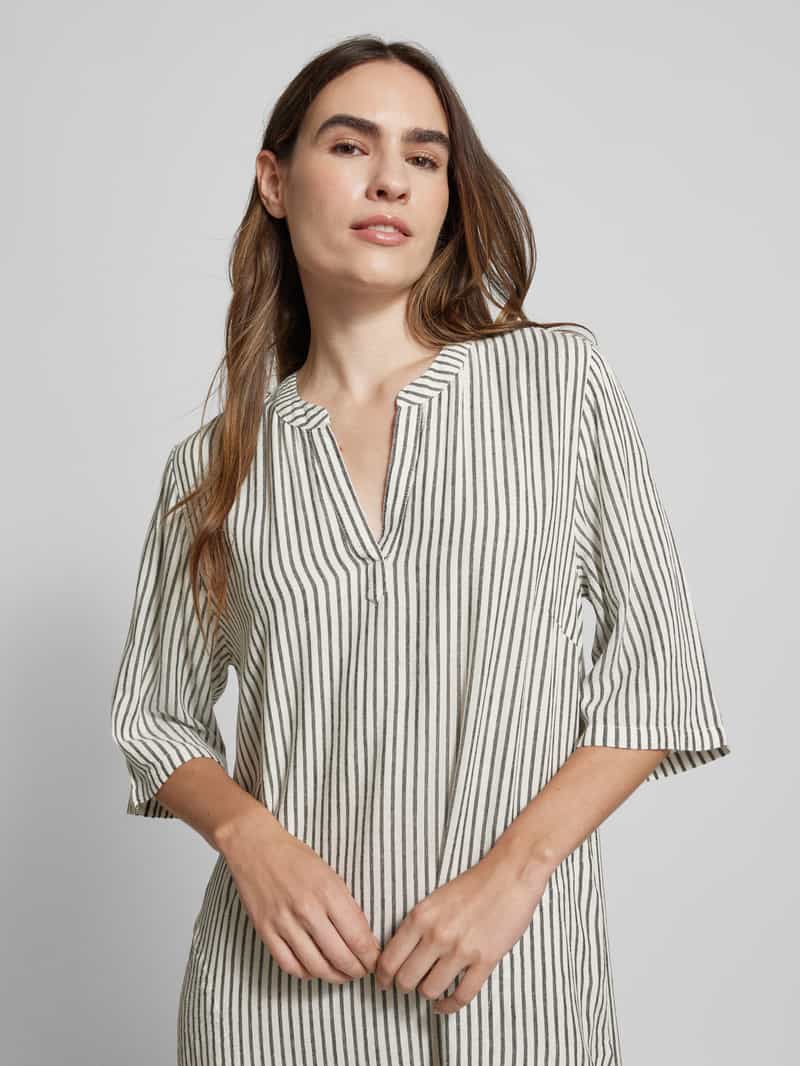 Kaffe Midi-jurk met steekzakken opzij model 'milia'