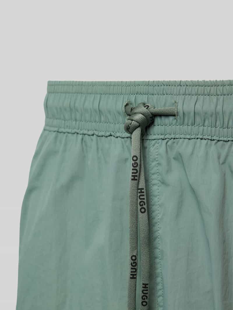 HUGO Regular fit zwembroek met labelbadge model 'Dominica'