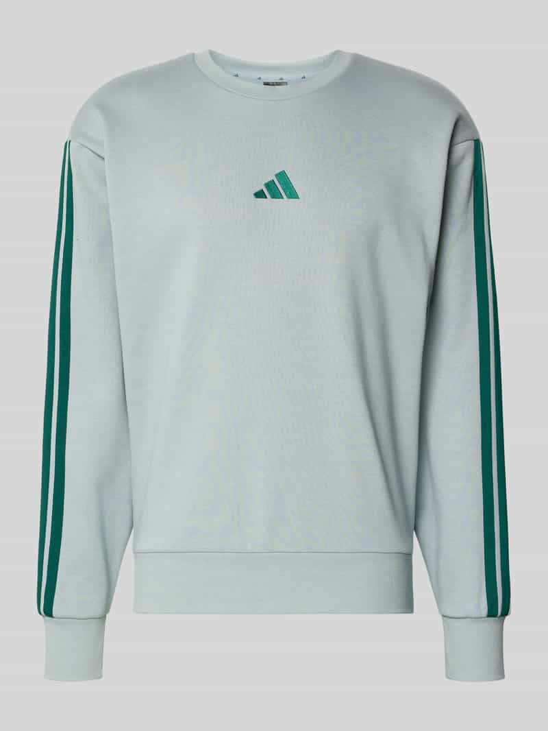 Sweatshirt met ronde hals en logo