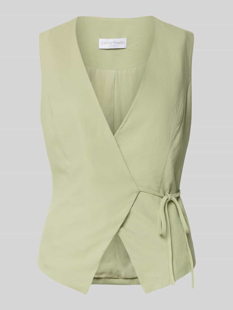 LeGer by Lena Gercke Gilet van viscose met V-hals model 'Emelie'