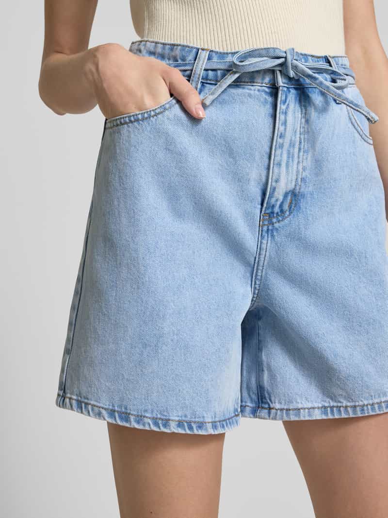 moves Korte jeans met strikceintuur model 'Veneda'