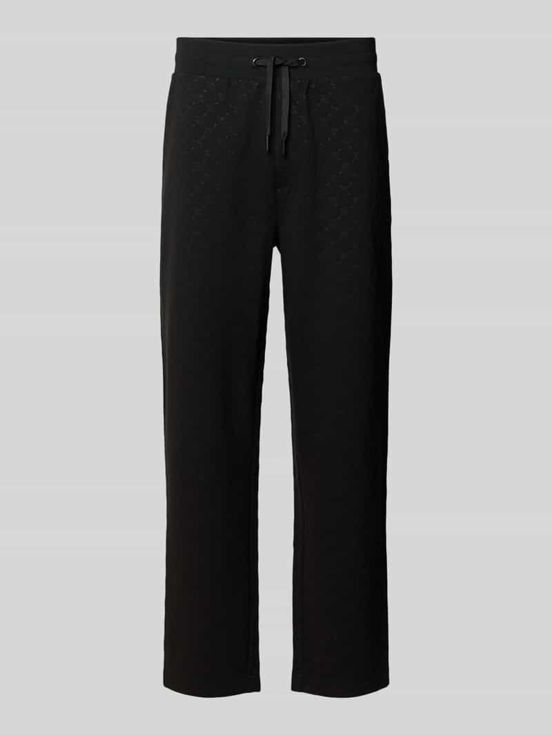 JOOP! Collection Sweatpants van viscose met elastische band en tunnelkoord