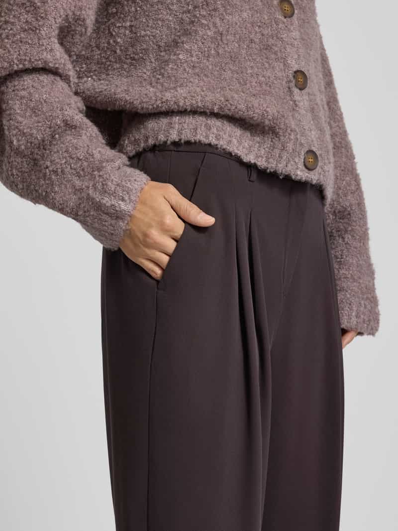 OPUS PANTS Stoffen broek met plooien model 'Lessieh'