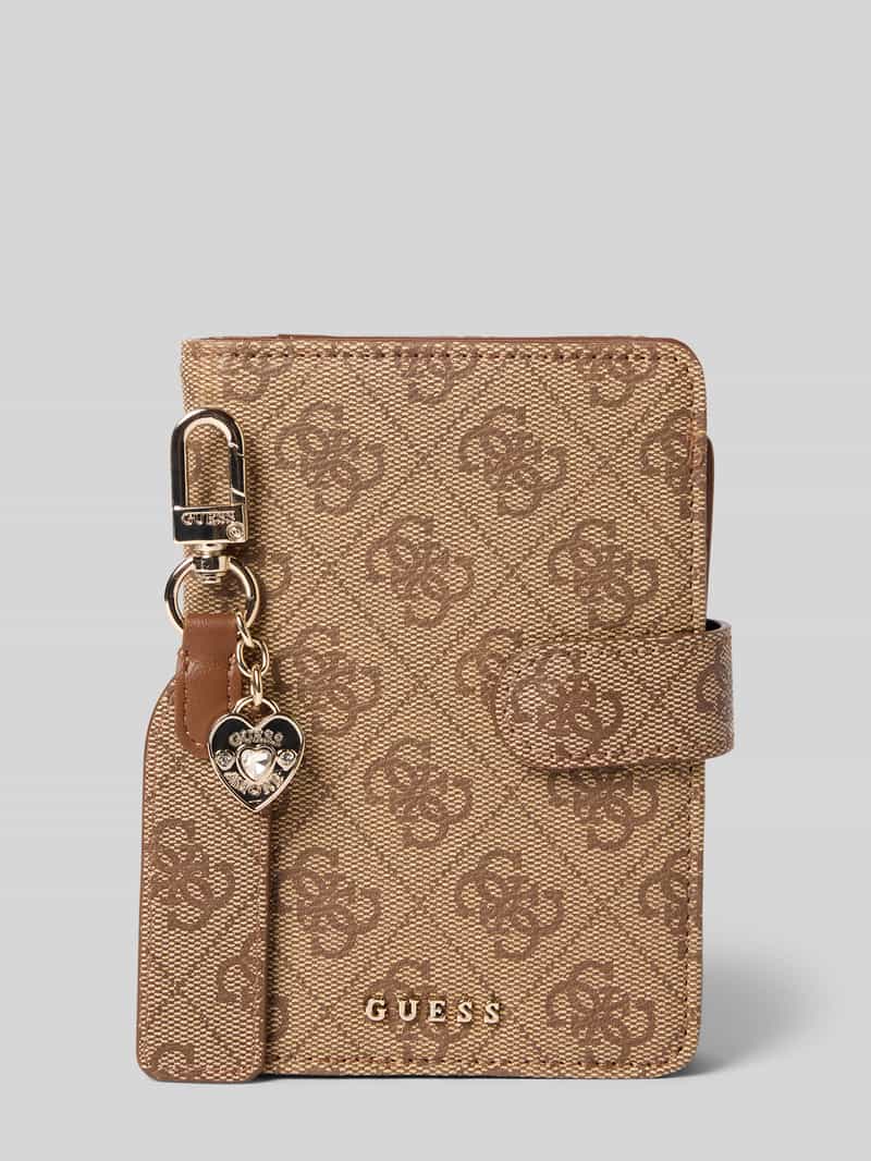 Guess Portemonnee met logo-applicatie model 'Brenton'
