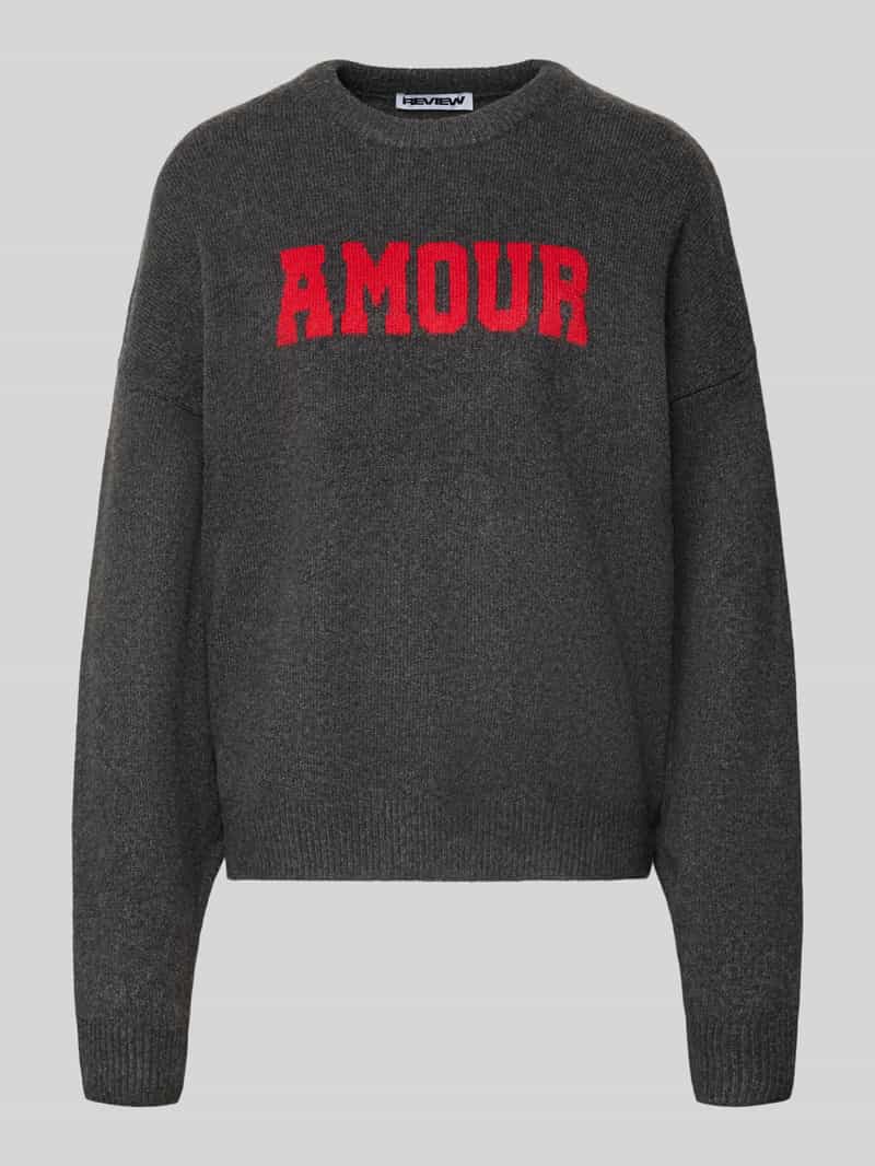 regular fit trui in brei-look