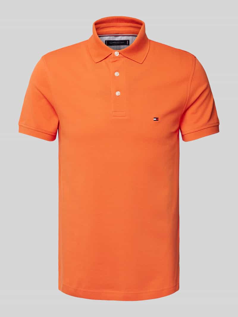 Tommy Hilfiger Slim fit poloshirt met logostitching model '1985'