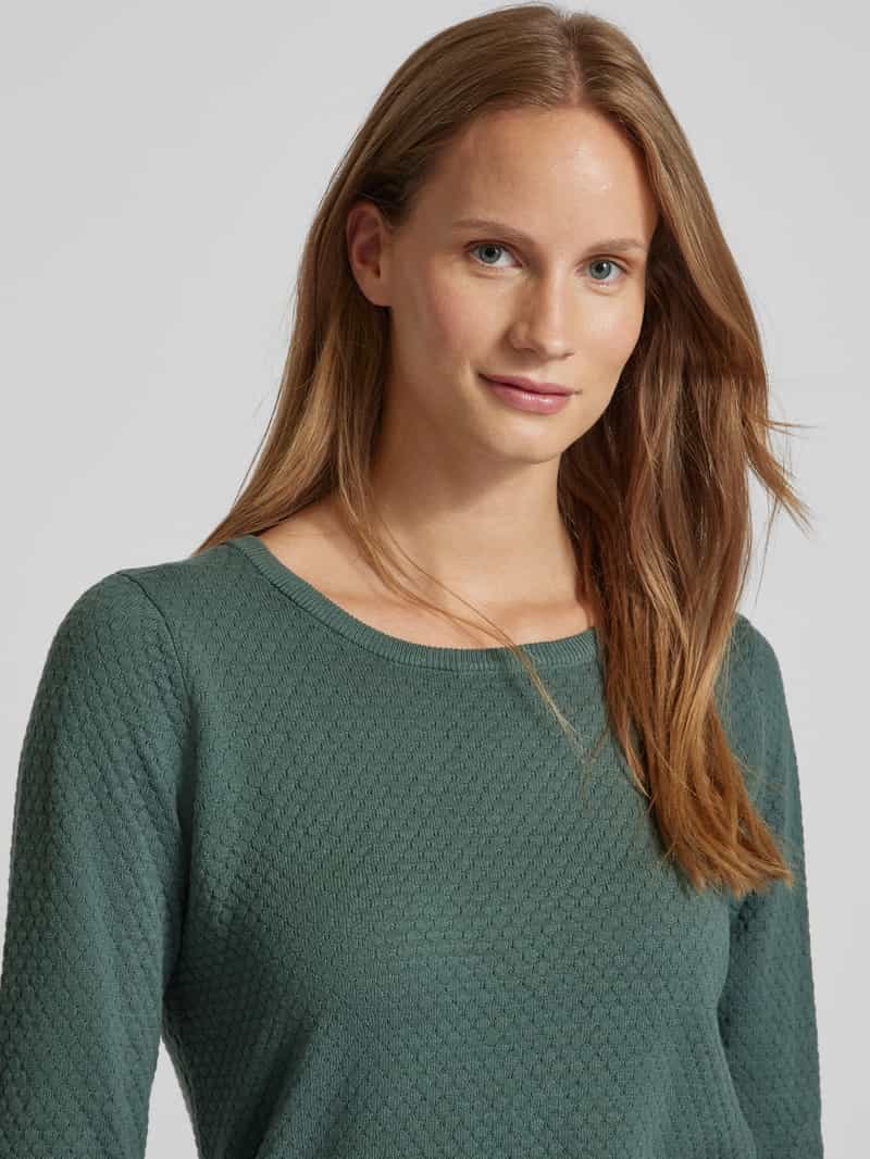 Vero Moda Regular fit gebreide pullover met ronde hals model 'CARE STRUCTURE'