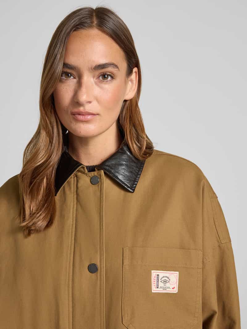 Weekend Max Mara Oversized jack van zuiver katoen model 'BOZEN'