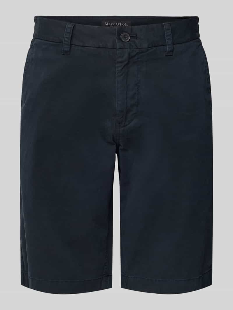 Marc O'Polo Regular fit bermuda van een mix van twill en katoen model 'RESO JOGGER'