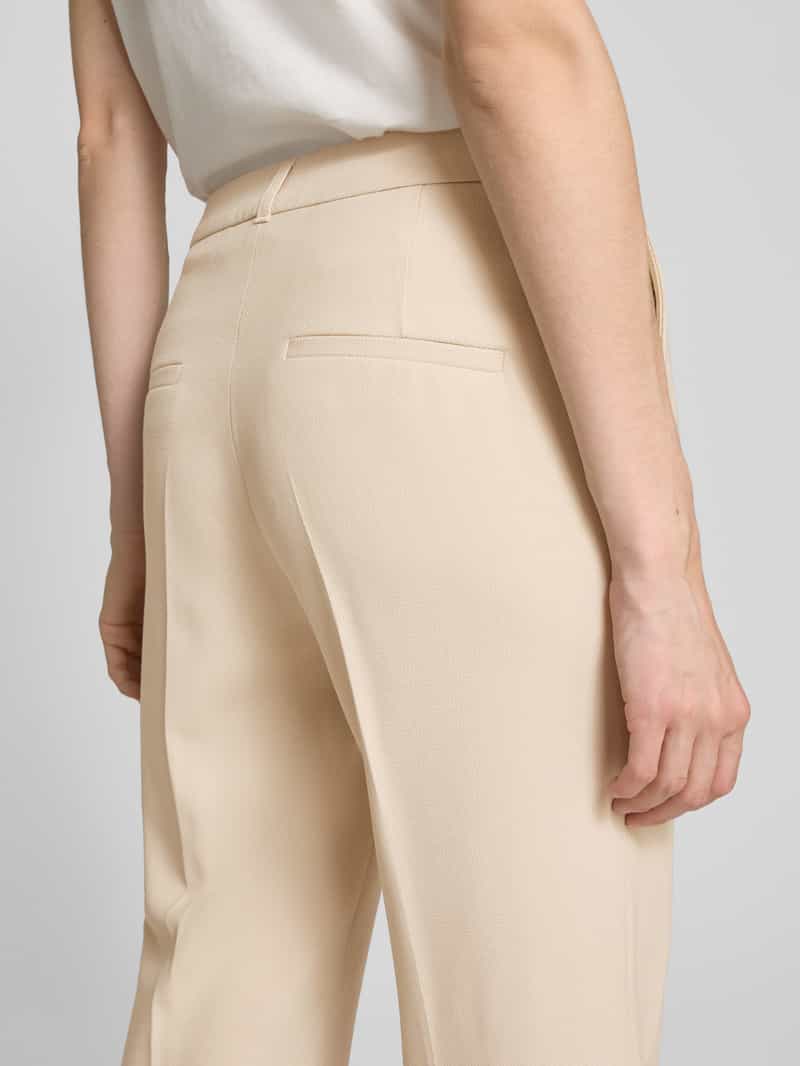 s.Oliver BLACK LABEL Regular fit stoffen broek met viscose in piquékwaliteit