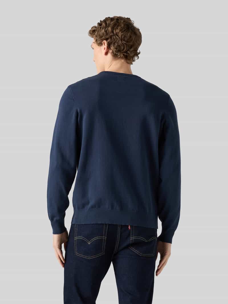 Levi's regular fit pullover van puur katoen marineblauw, foto 2