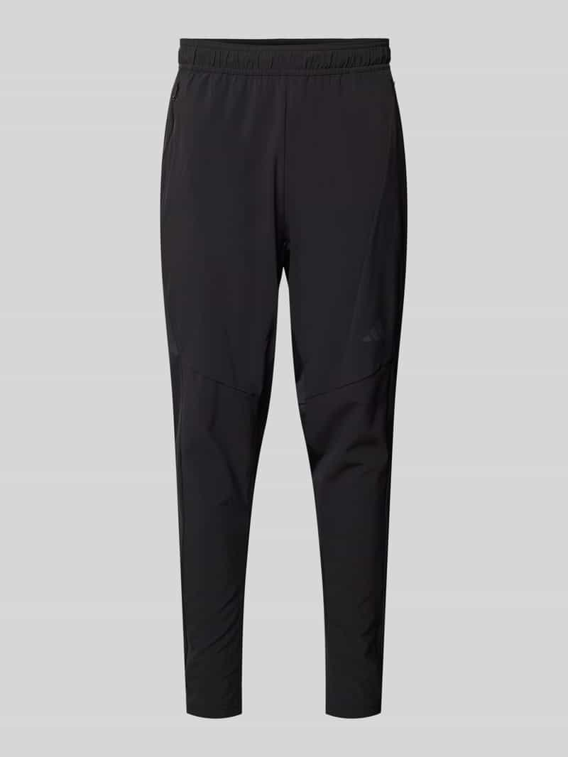 Adidas Training Tapered fit sweatpants met ritszakken