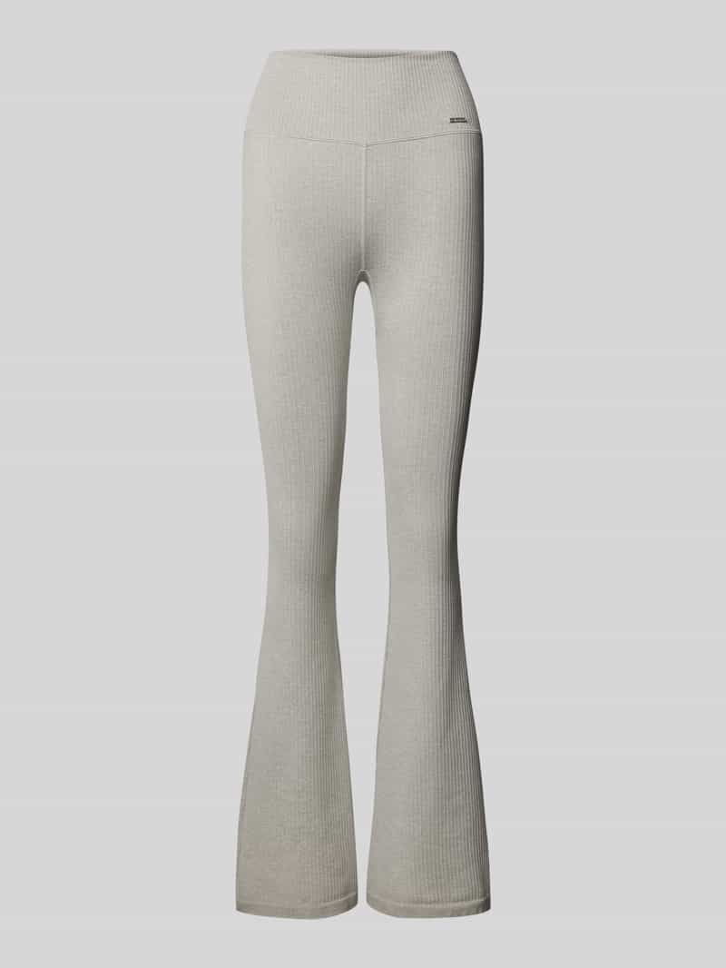 AIMN Flared legging met labeldetail