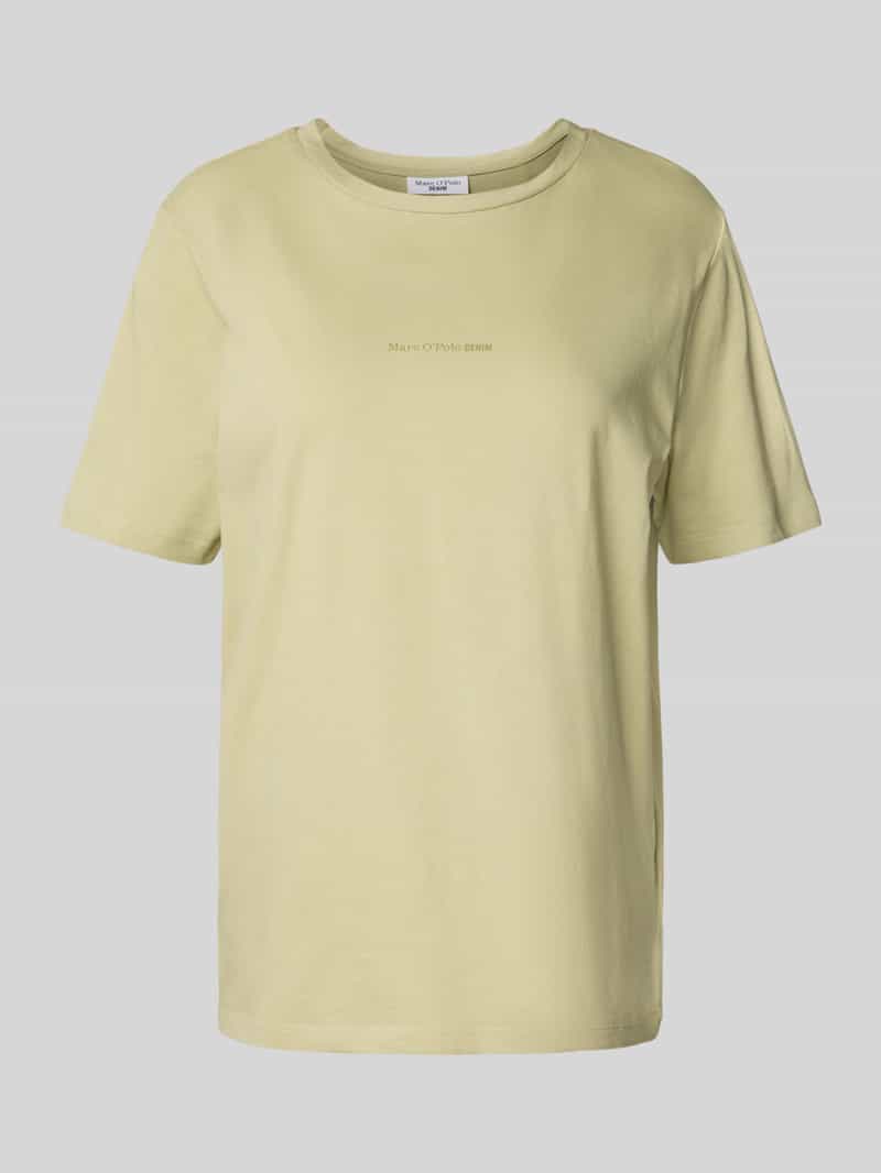 Marc O'Polo DENIM T-shirt Basic, kleine merkprint, regular fit