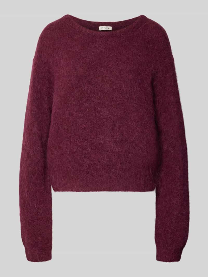 American vintage regular fit trui van alpacamix model 'NIBY'