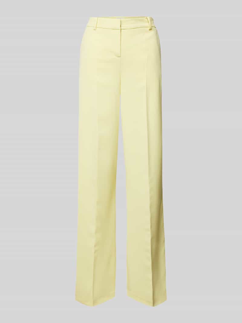 b.Young Wide leg stoffen broek met paspelzakken model 'DANTA'