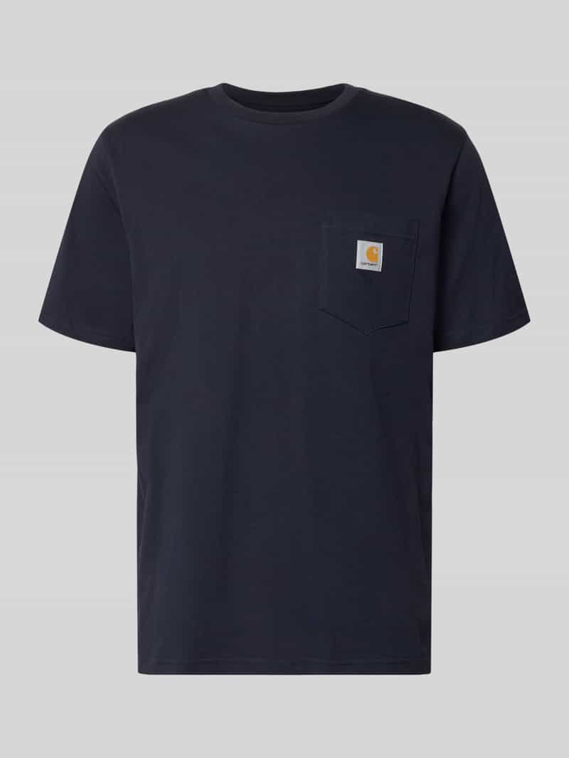 Regular Fit T-shirt met logo-patch