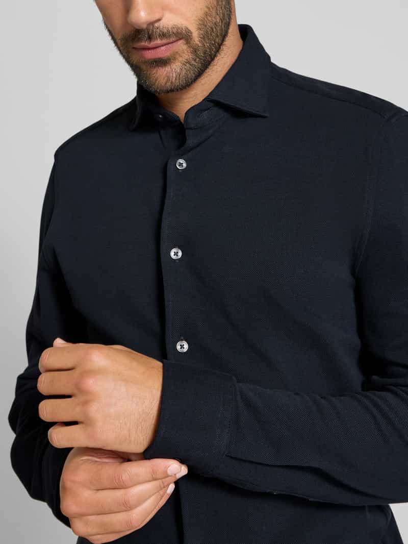 Marc O'Polo Shaped fit vrijetijdsoverhemd van puur katoen