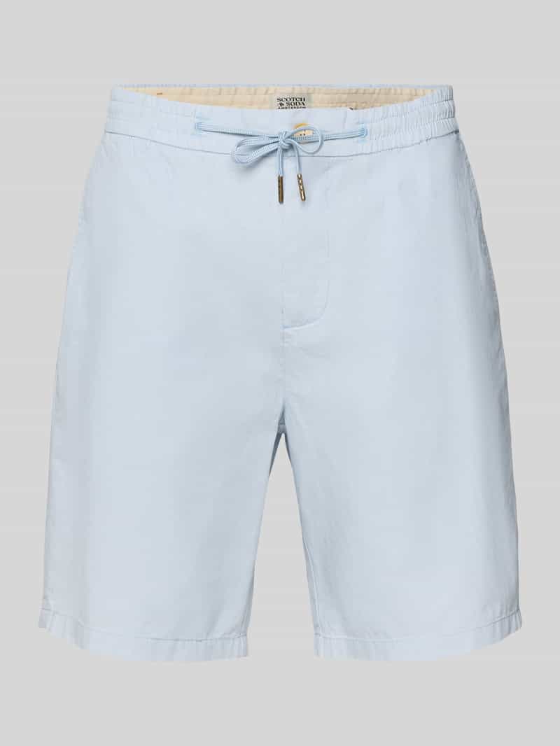 Scotch & Soda Korte regular fit broek met achterzakken model 'Seasonal core'