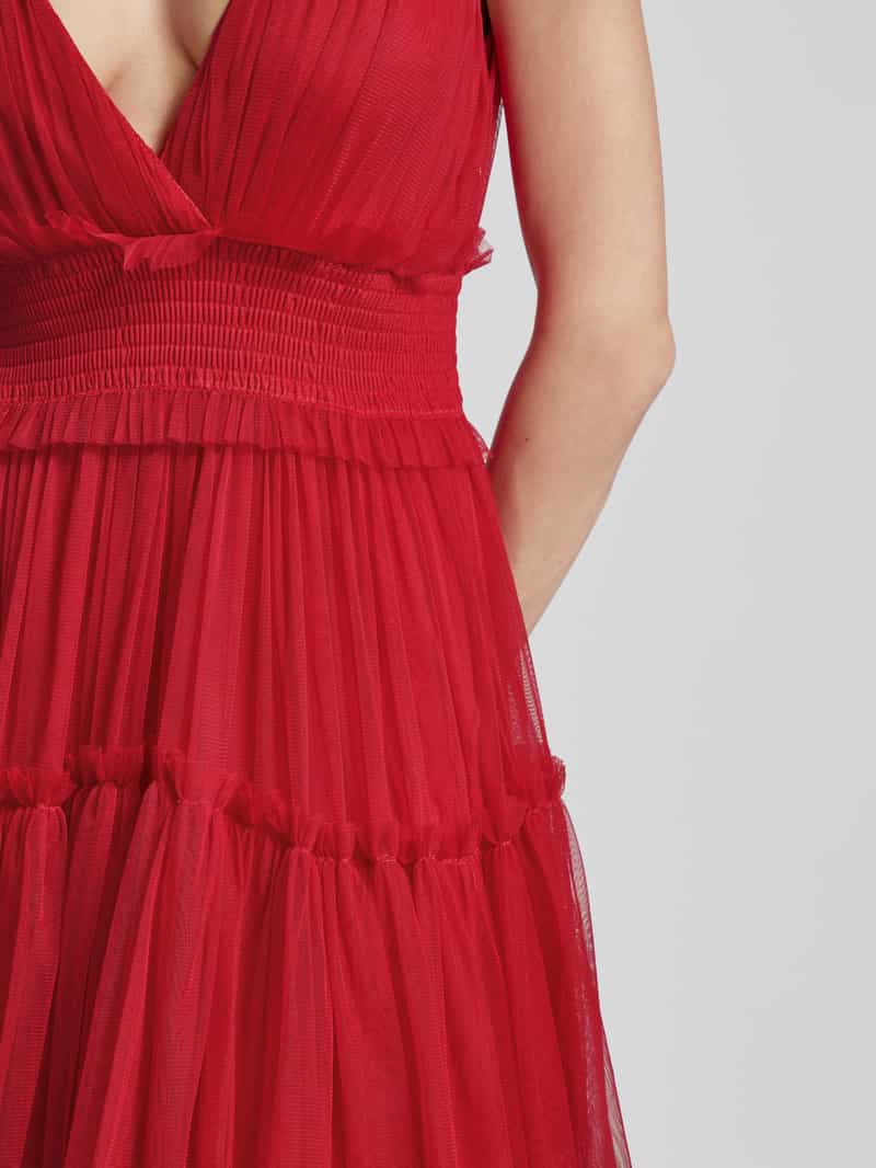 Lace & Beads Avondjurk met V-hals