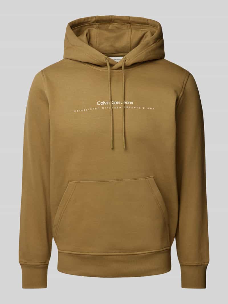 Calvin Klein Jeans Hoodie met labelprint