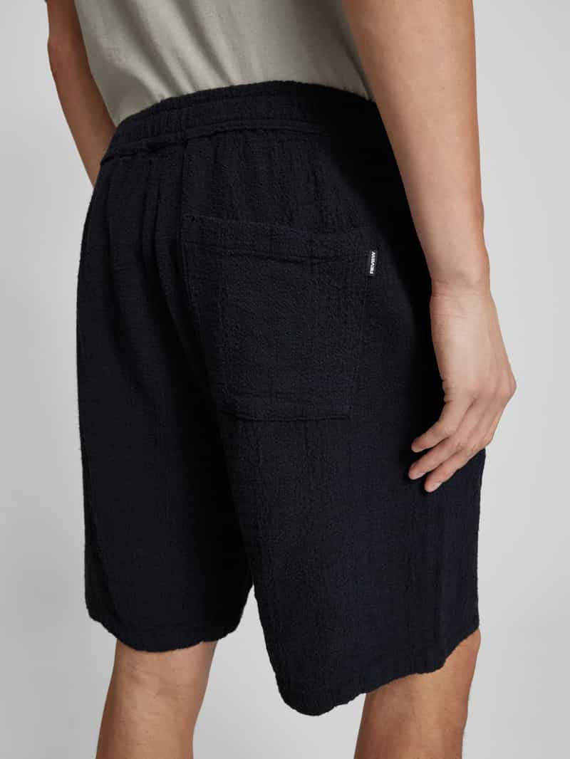 REVIEW Relaxed fit korte broek in kreuklook