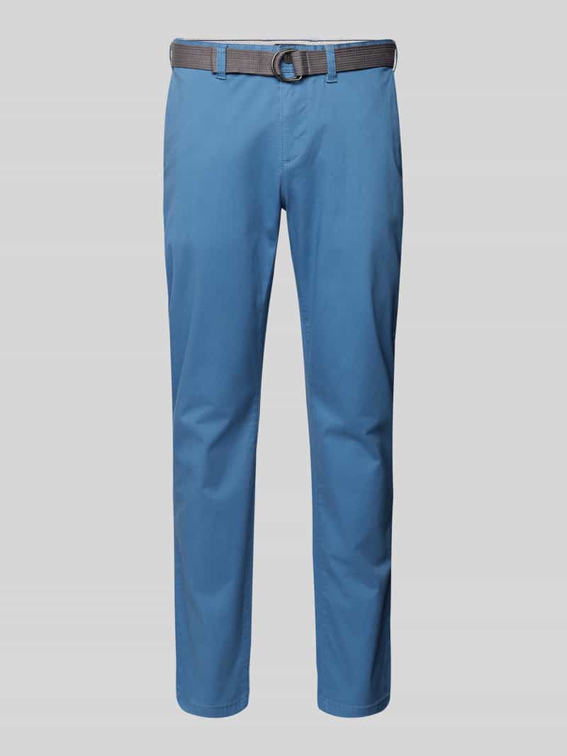 MCNEAL Slim fit chino met riem